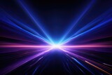 Vibrant Purple and Blue Light Beam Abstract Background