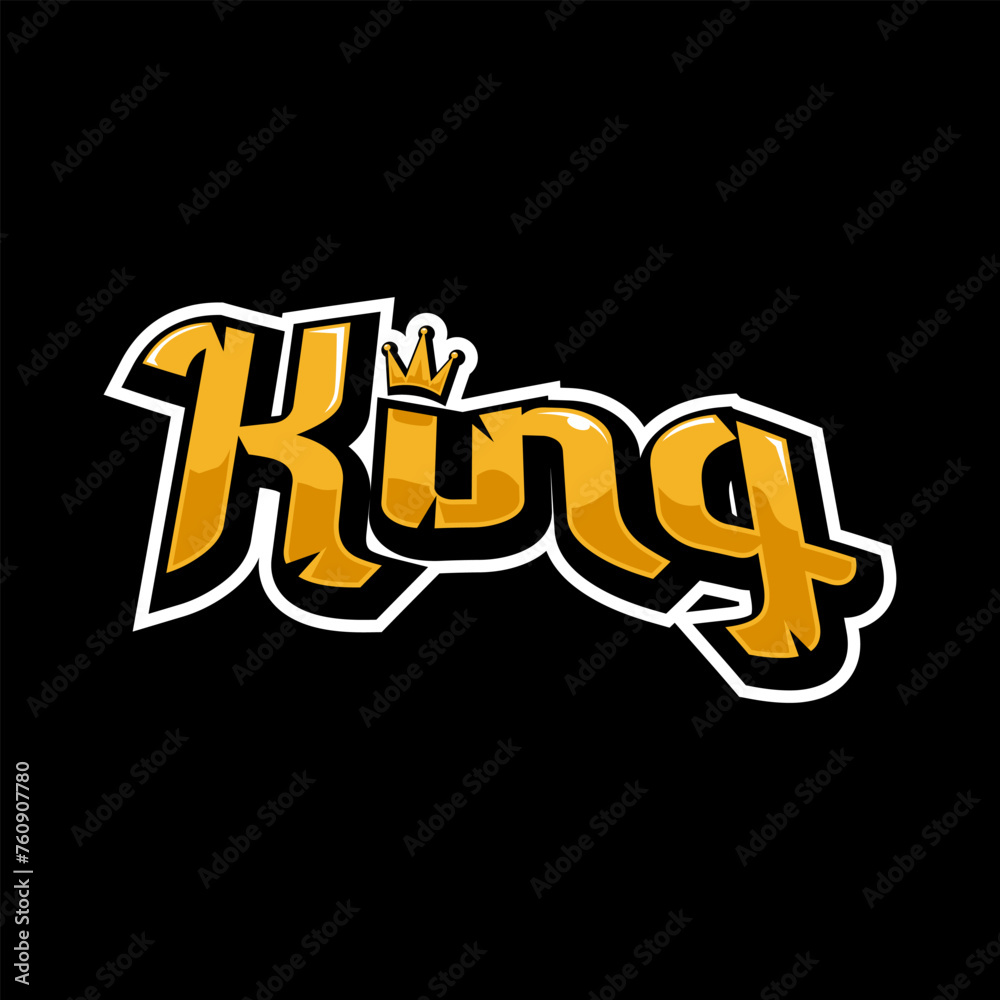 Fototapeta premium Letting King logo