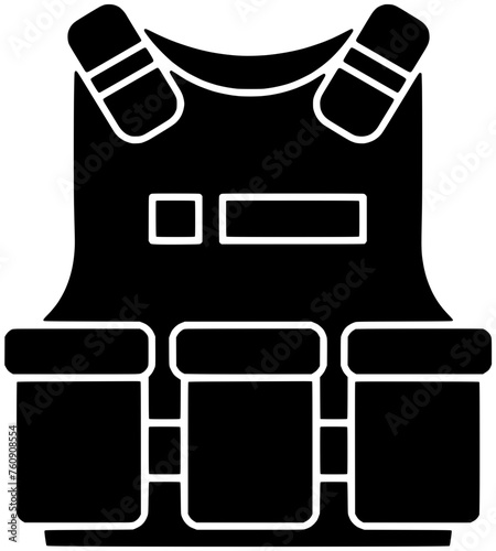 soldier illustration army silhouette safety logo uniform icon military outline war vest security armor equipment protection police bulletproof clothing shape guard protective accessory for vector