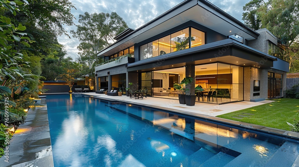 Luxury residence with a spectacular pool Luxury residence with a spectacular pool