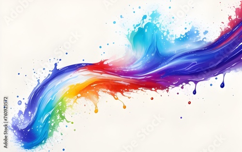 Abstract watercolor background design perfect for design template. Generative AI. V11