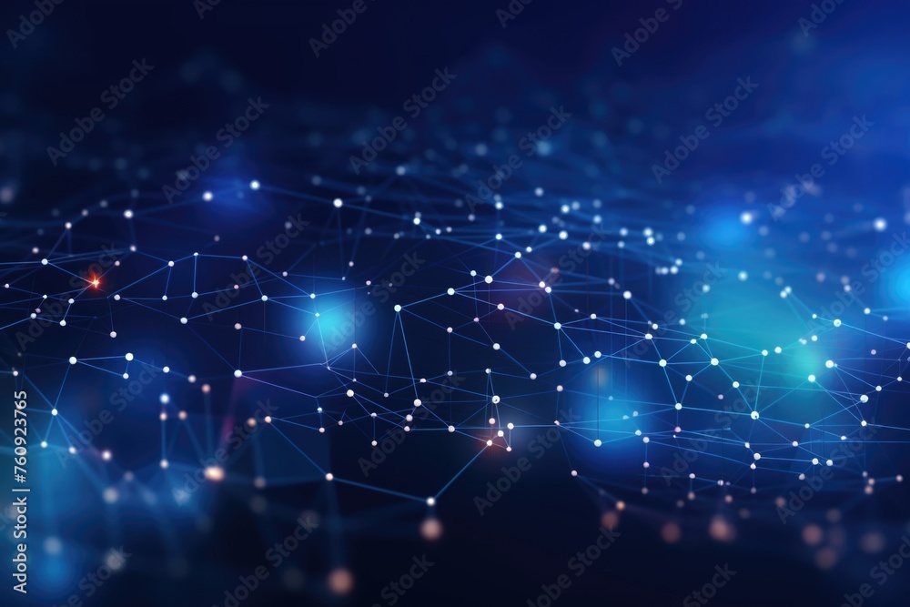 Blue Digital Data Stream Abstract Background Blue Digital Data Stream Abstract Background