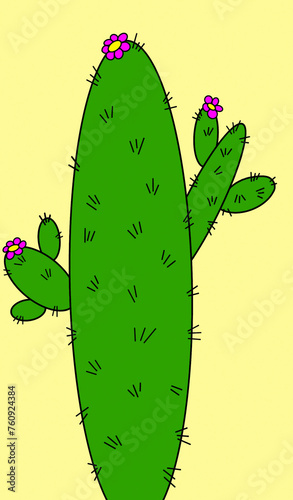 dibujo de cactus