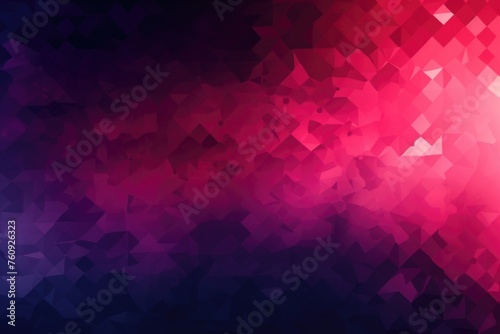Abstract Low Poly Art with Pink and Purple Background