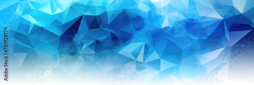 Geometric Low Poly Blue Texture Design Background