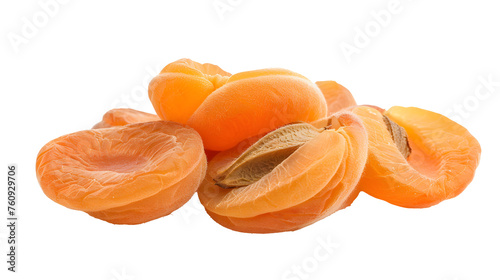 apricot kernel isolated on white background 