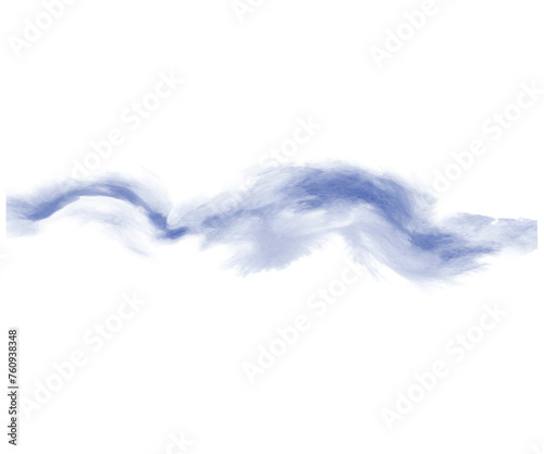 Blue abstract watercolor cloud texture with pastel color background