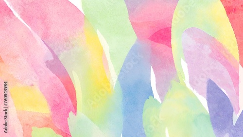Watercolor vector colorful abstract background Perfect for background design. Generative AI. V5