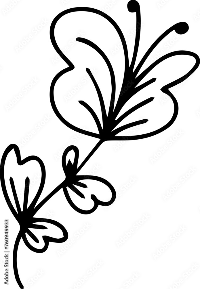 Nature Plant Hnad Drawn Minimalist Design Nature Plant Hnad Drawn Minimalist Design
