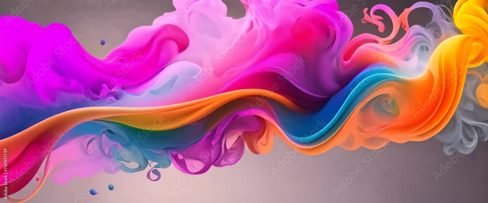colorful smoke on an abstract background