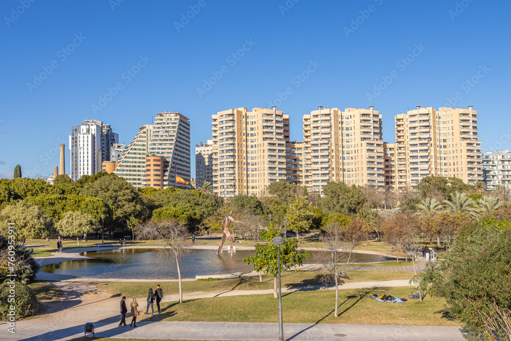 Valencia, Spain - January 8 2024 