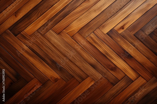 Elegant Diagonal Wood Parquet Texture - Sophisticated Flooring Background