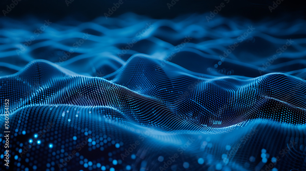A mesmerizing abstract wireframe futuristic dark blue background, featuring dynamic shapes and vibrant colors, perfect for modern design projects and sci-fi concepts A mesmerizing abstract wireframe futuristic dark blue background, featuring dynamic shapes and vibrant colors, perfect for modern design projects and sci-fi concepts