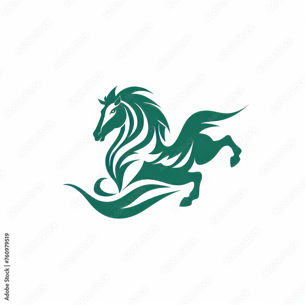 Elegant Green Horse Logo Design
Elegant Green Horse Logo Design