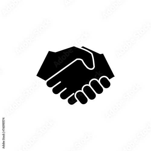 Business handshake icon vector isolated on white background. Handshake icon vector. contract agreement. Trust icon vector. Deal. Done. partnership icon