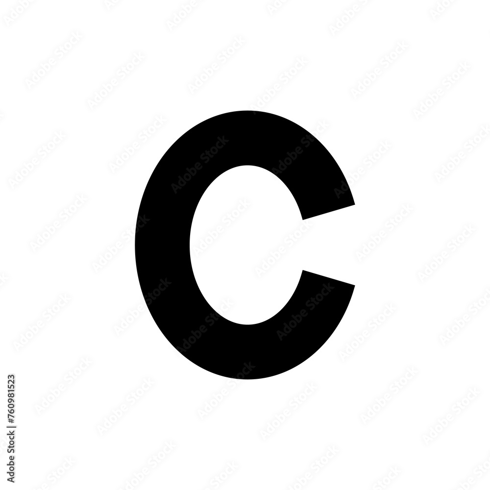Copyright icon vector isolated on white background. copyright symbols Copyright icon vector isolated on white background. copyright symbols