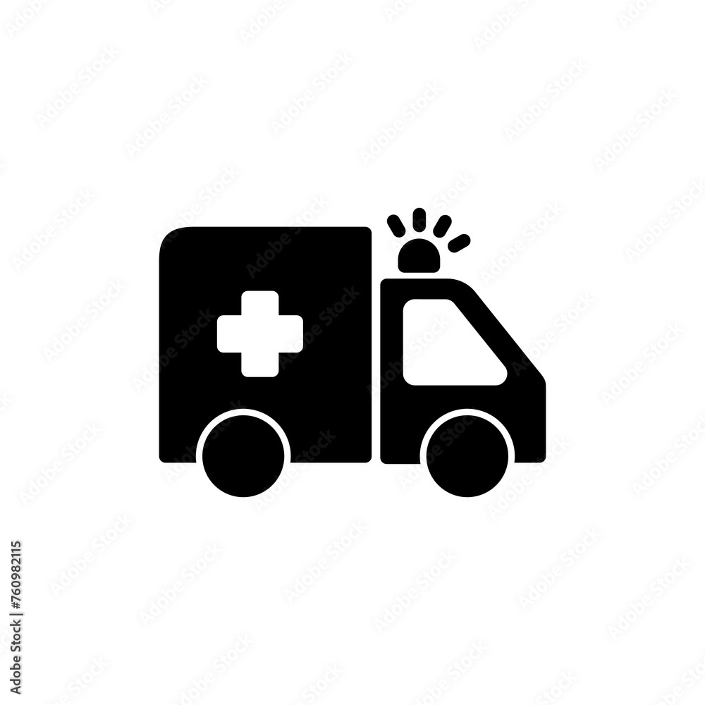 Ambulance Icon vector isolated on white background. Ambulance Icon Design. ambulance truck icon vector Ambulance Icon vector isolated on white background. Ambulance Icon Design. ambulance truck icon vector