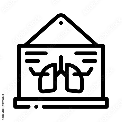 diagnose line icon