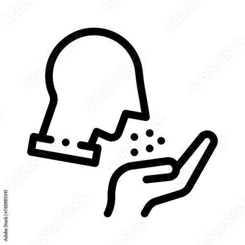 cough line icon