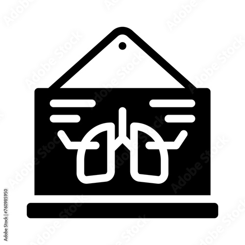 diagnose glyph icon