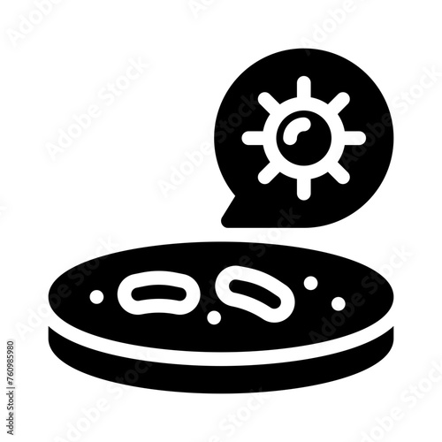 mycobacterium tuberculosis glyph icon