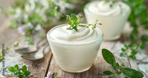 Crafting the Perfect Blend of Fresh Yogurt with Garden-Picked Herbs