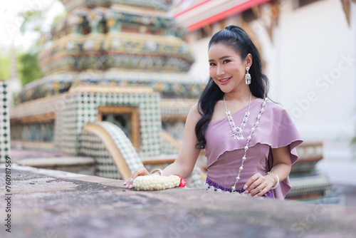 Portrait of a beautiful thai woman