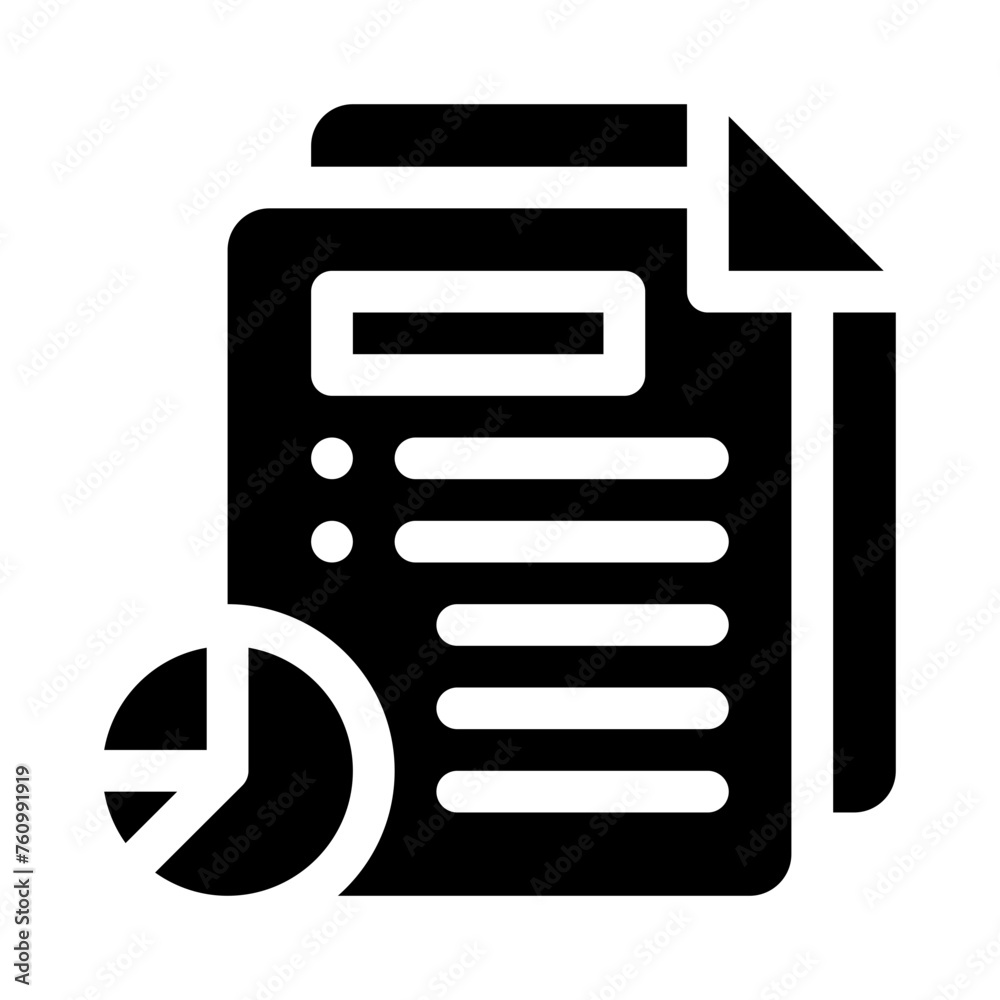 survey results glyph icon