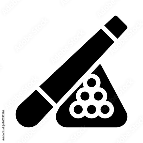 billiard glyph icon