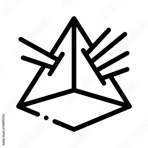 prism line icon