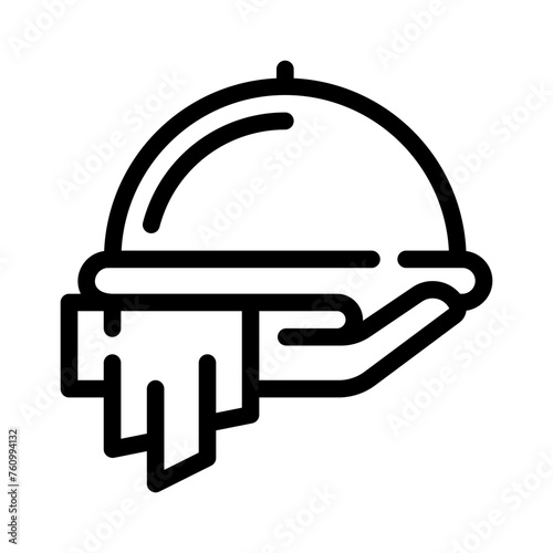 waiter line icon