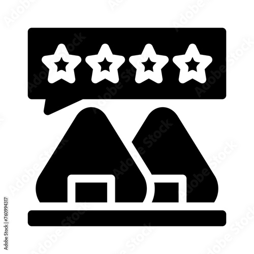 onigiri glyph icon