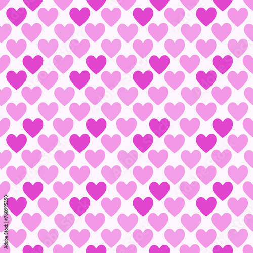 Seamless purple pattern with hearts.Love illustration