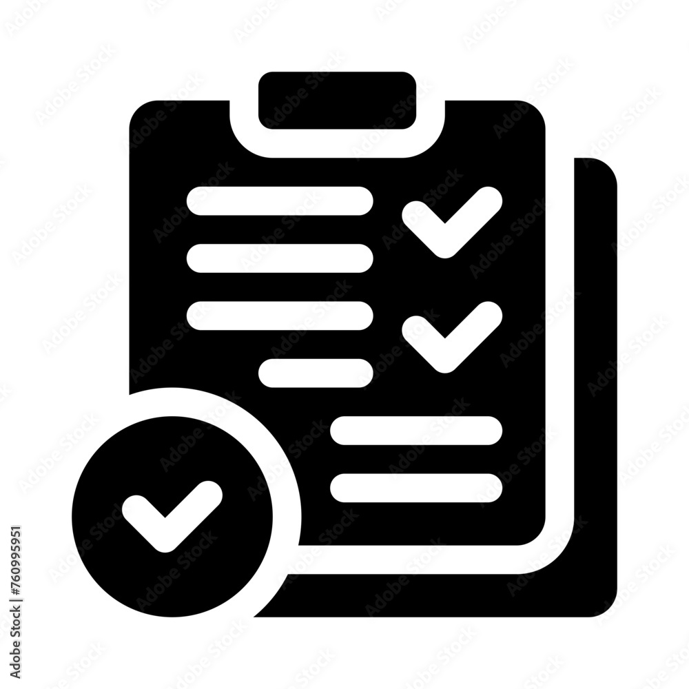 evaluation glyph icon evaluation glyph icon