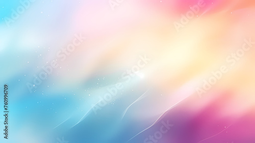 Soft rainbow colored bokeh background © xuan