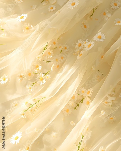 abstract background with flowers