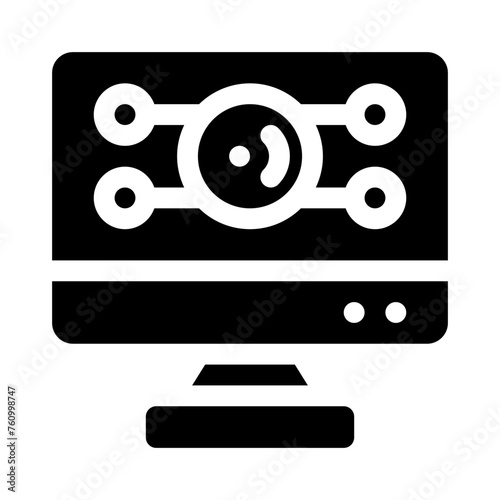 monitoring glyph icon