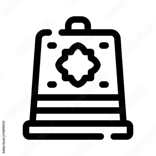 kufi line icon