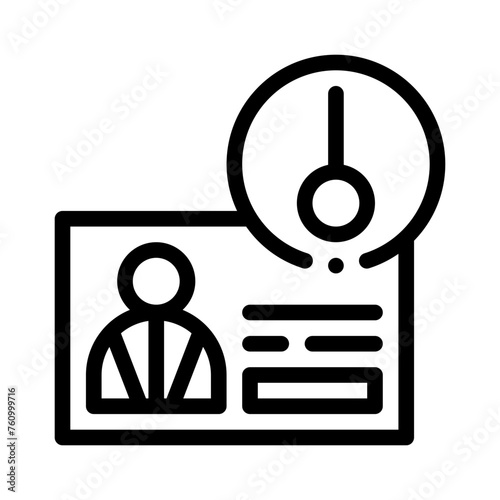 gender identity line icon
