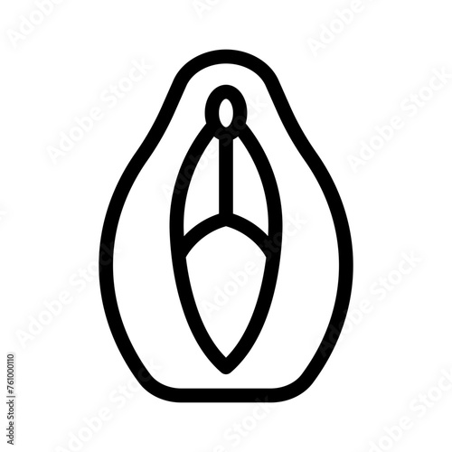 vagina line icon