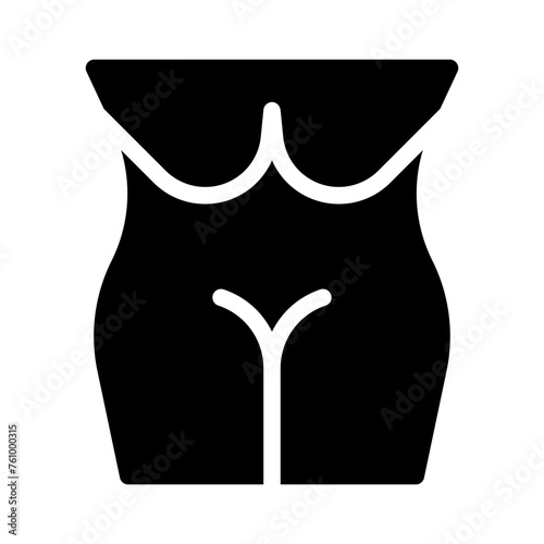 vagina glyph icon