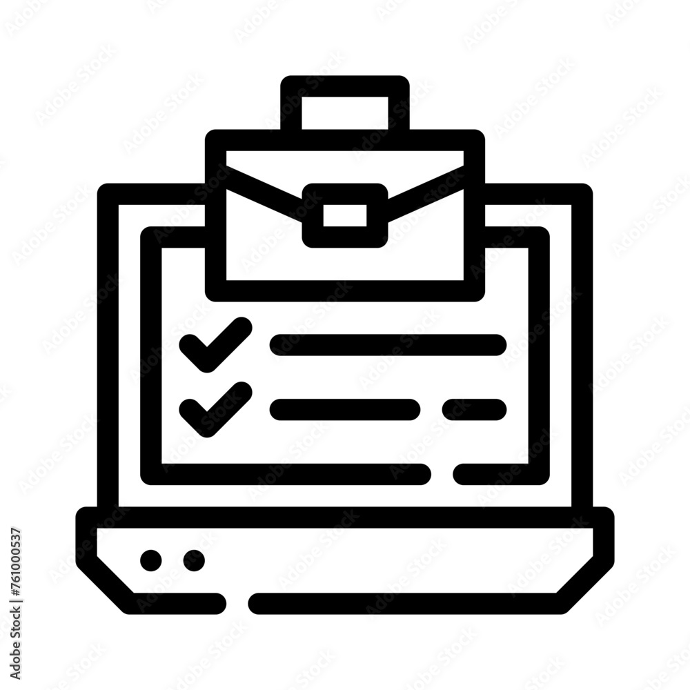 requirements line icon requirements line icon