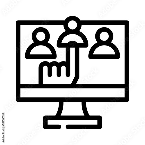 new hire line icon