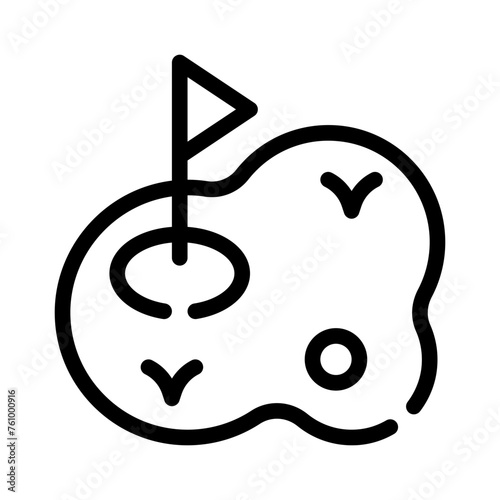 birdie line icon