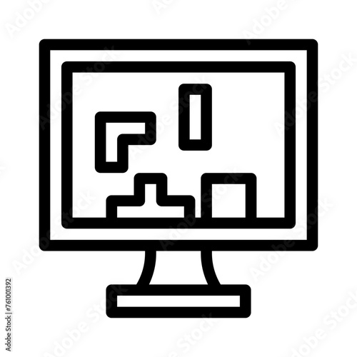 computer game line icon © Uicon Studio
