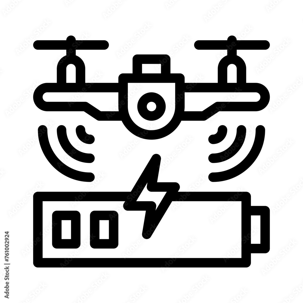 drone line icon