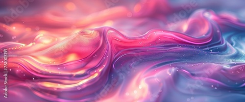liquid shapes abstract holographic 3d wavy background, Desktop Wallpaper Backgrounds, Background HD For Designer