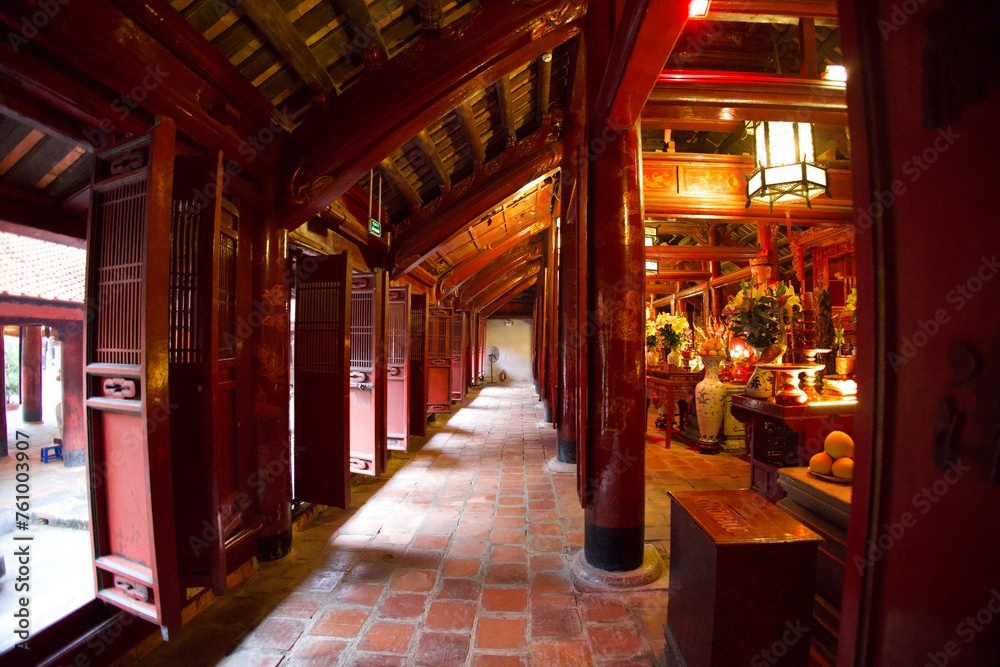 temple of literature Hanoi Vietnam