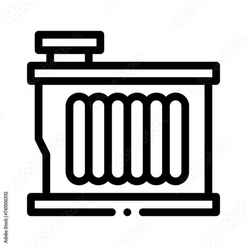 radiator line icon