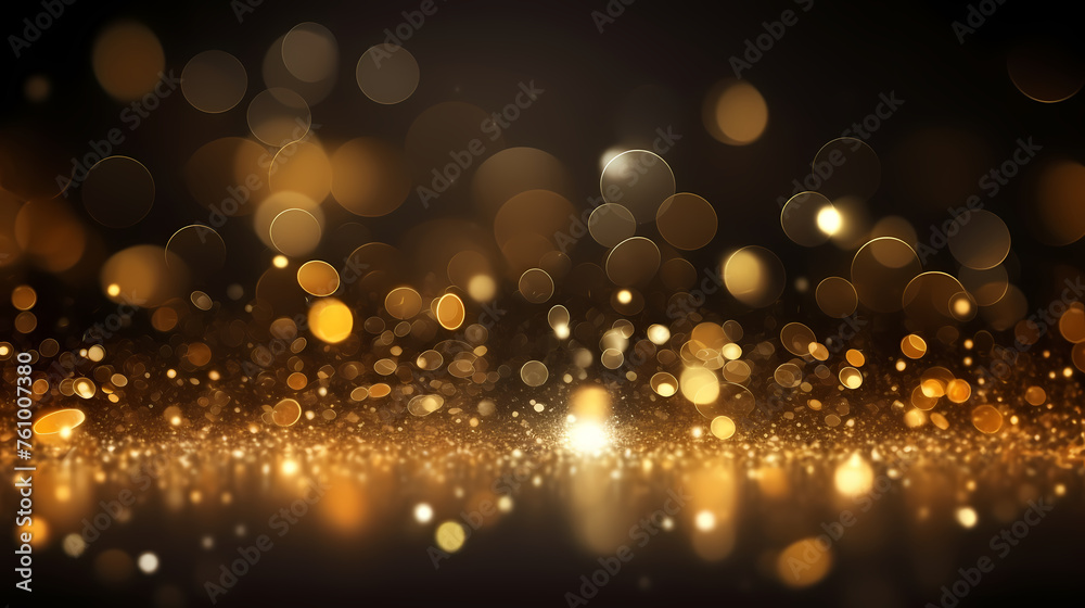 Luxurious golden bokeh background Luxurious golden bokeh background